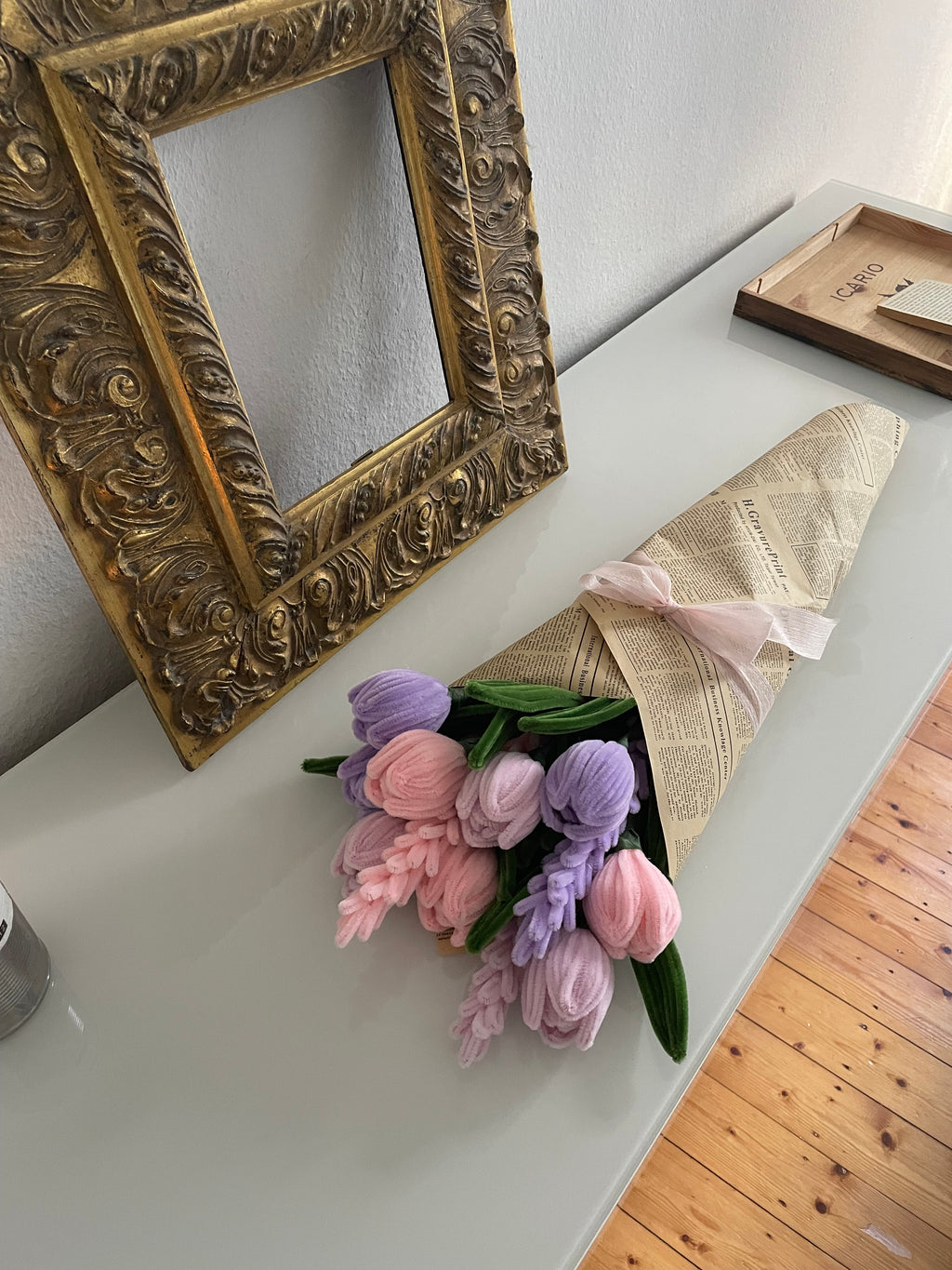 Tulpen & Lavendel Bastelset – Blumen aus Pfeifenreinigern selber machen